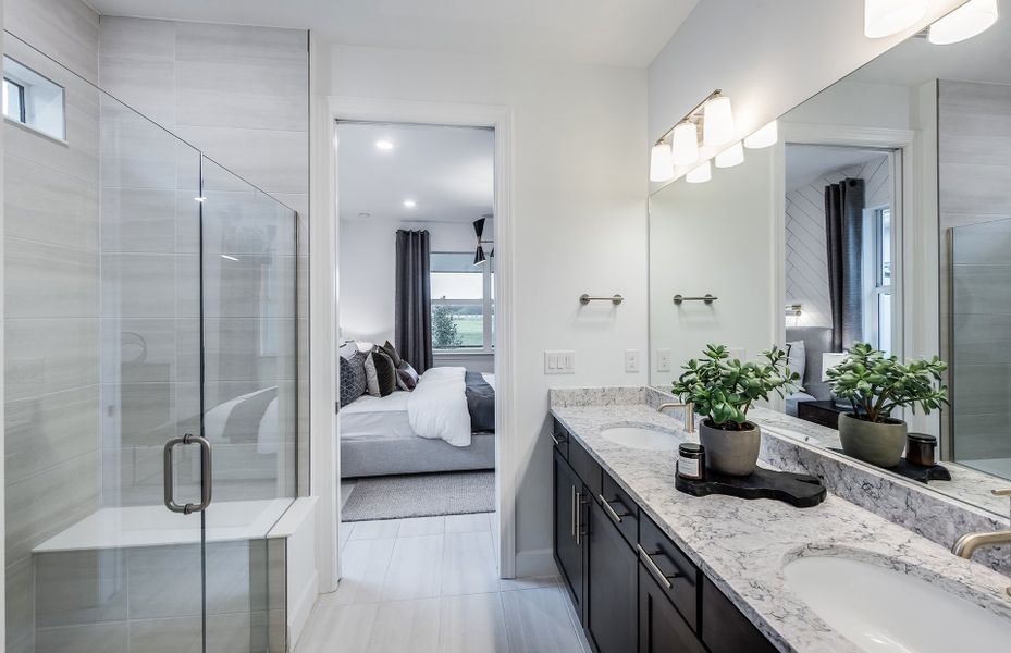 Owner's Bathroom with Dual-Sink Vanity