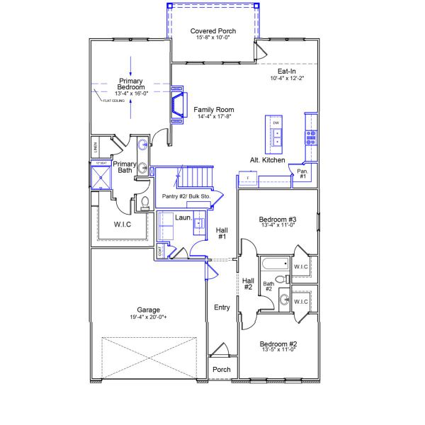 2D floor plan layout of this home in Ovation at Sweetbrier, Durham, NC (Image 2). 2D floor plan layout of this home in Ovation at Sweetbrier, Durham, NC (Image 2).