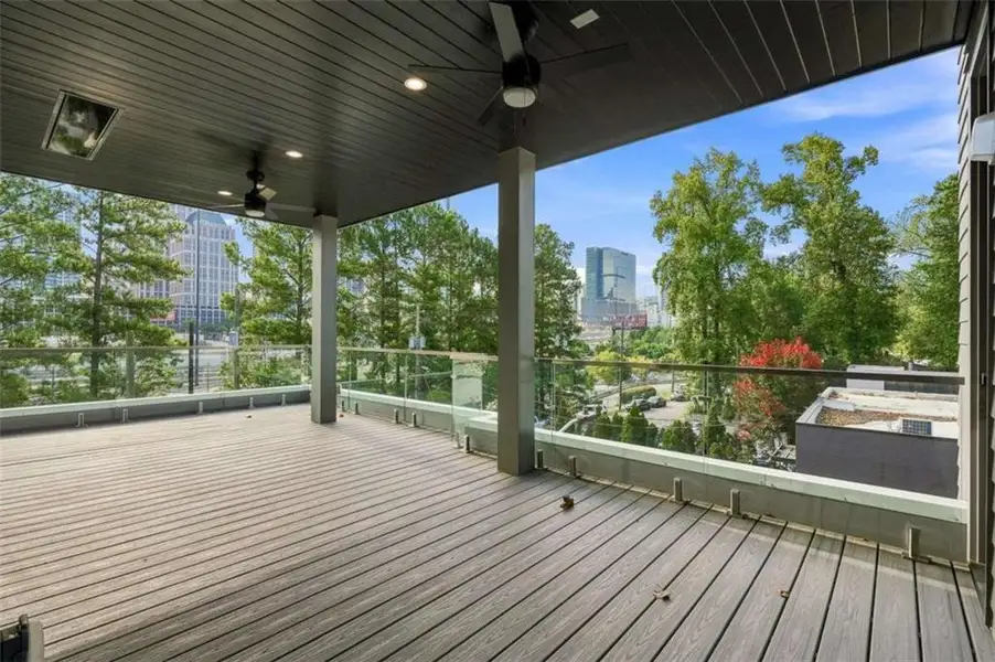 Exterior details and patio area of a home in , Atlanta (Image 3).