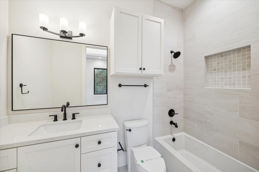 Furnished interior view inside a new home in , Houston (Image 16).