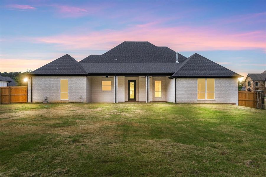 Exterior details and patio area of a home in , Tyler (Image 3).