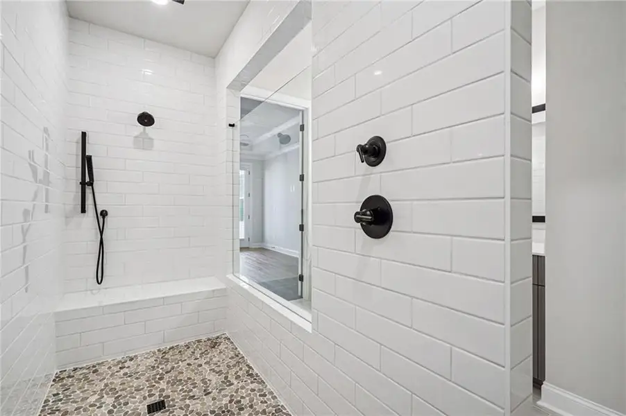 Close-up of interior finishes inside a home in Promenade at Sawnee Village, Cumming (Image 11).