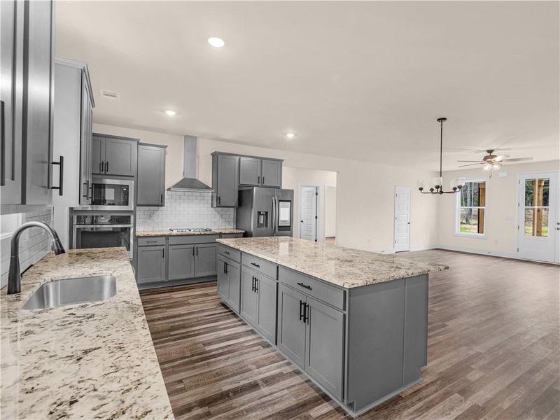 Furnished interior view inside a new home in , Mansfield (Image 10).