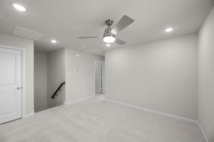 Spacious, unfurnished interior of a new home in Town Park, Princeton (Image 15). Spacious, unfurnished interior of a new home in Town Park, Princeton (Image 15).