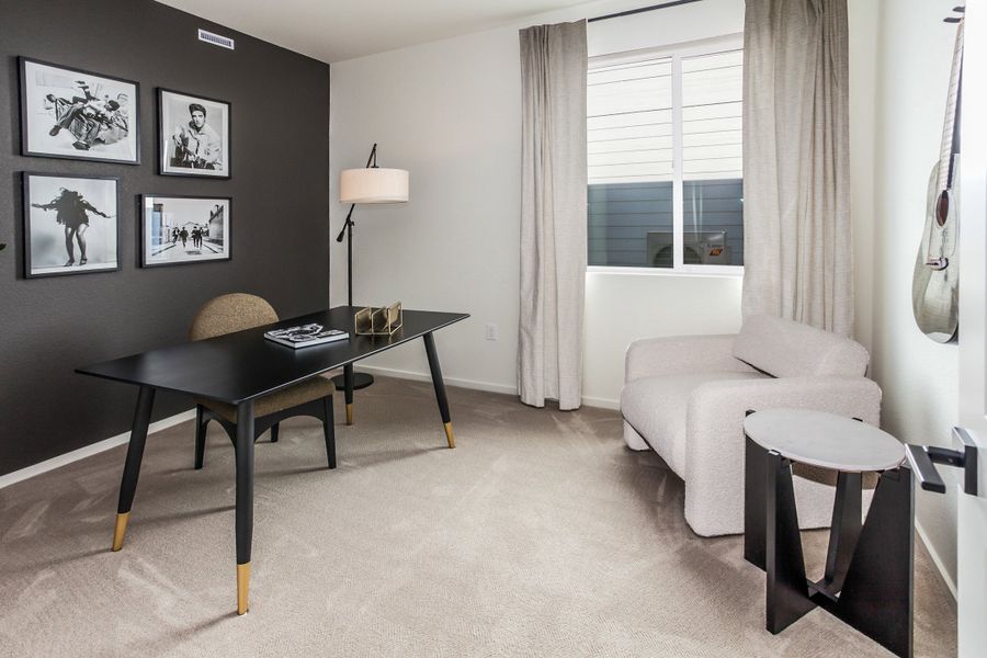 Representative furnished interior of a home built from the Armstrong by Hartford Homes in Bloom, Fort Collins (Image 9).