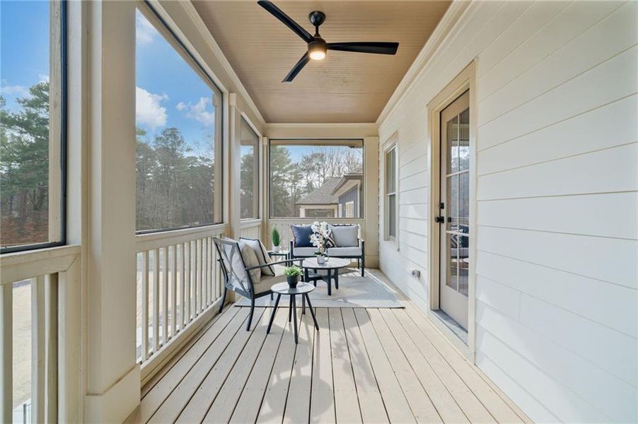 Exterior details and patio area of a home in Pendergrast Farm, Atlanta (Image 28).