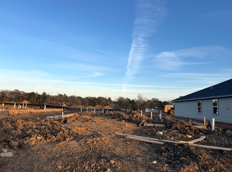 Site preparation for new homesites in Lexington Heights, Willis (Image 22). Site preparation for new homesites in Lexington Heights, Willis (Image 22).