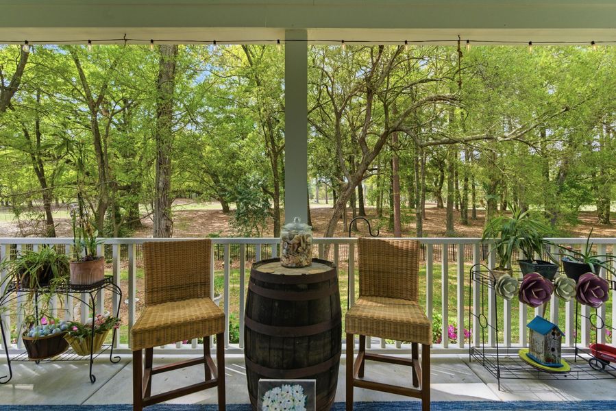 Exterior details and patio area of a home in , Santee (Image 40).