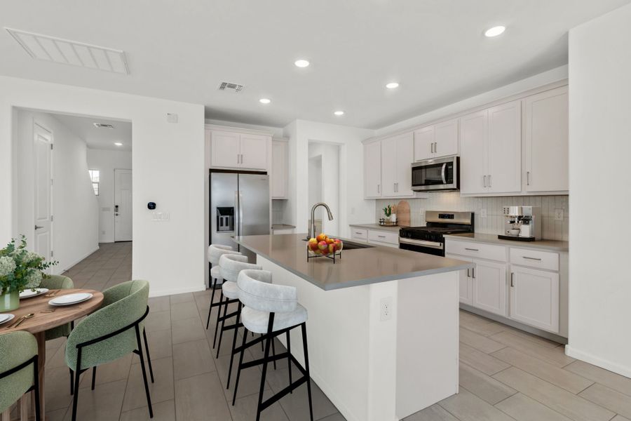 Furnished interior view inside a new home in Blackhawk, Tucson (Image 4).