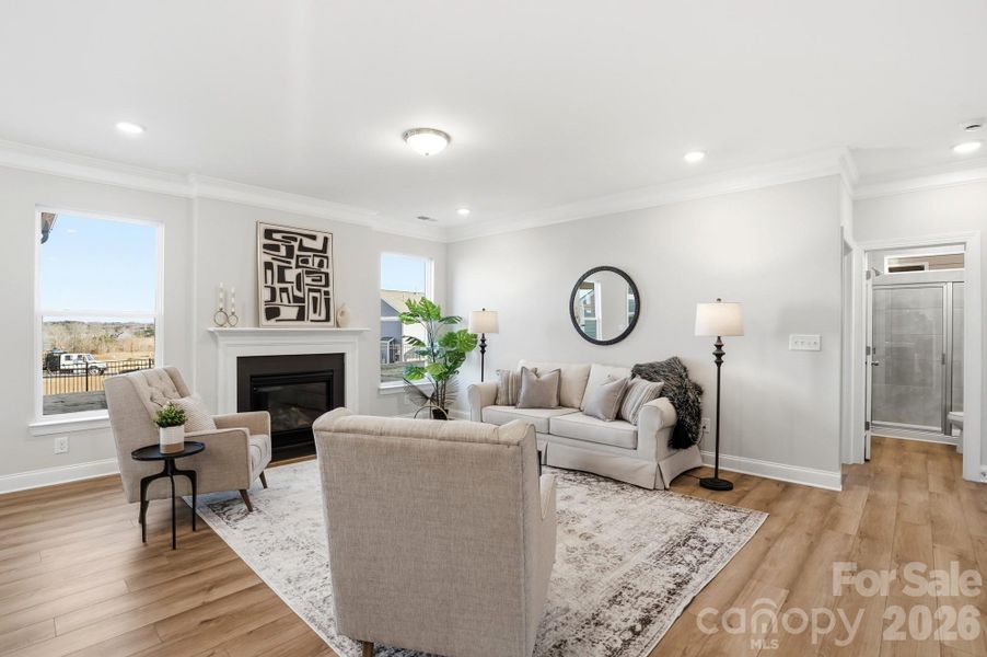 Furnished interior view inside a new home in The Meadows at Laurelbrook, Sherrills Ford (Image 19).
