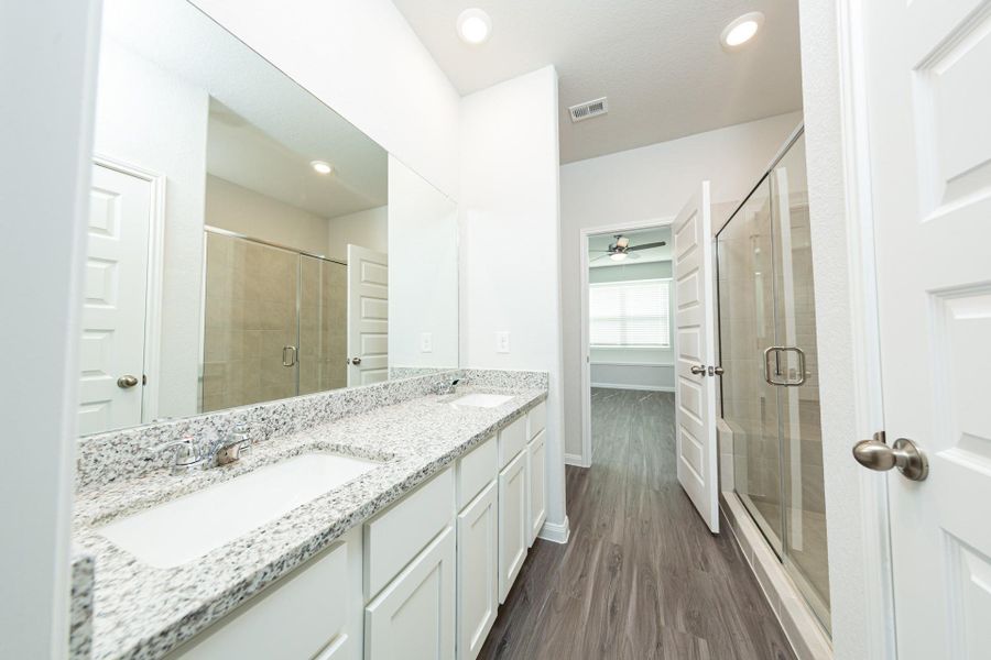 Furnished interior view inside a new home in River's Edge, Conroe (Image 6).