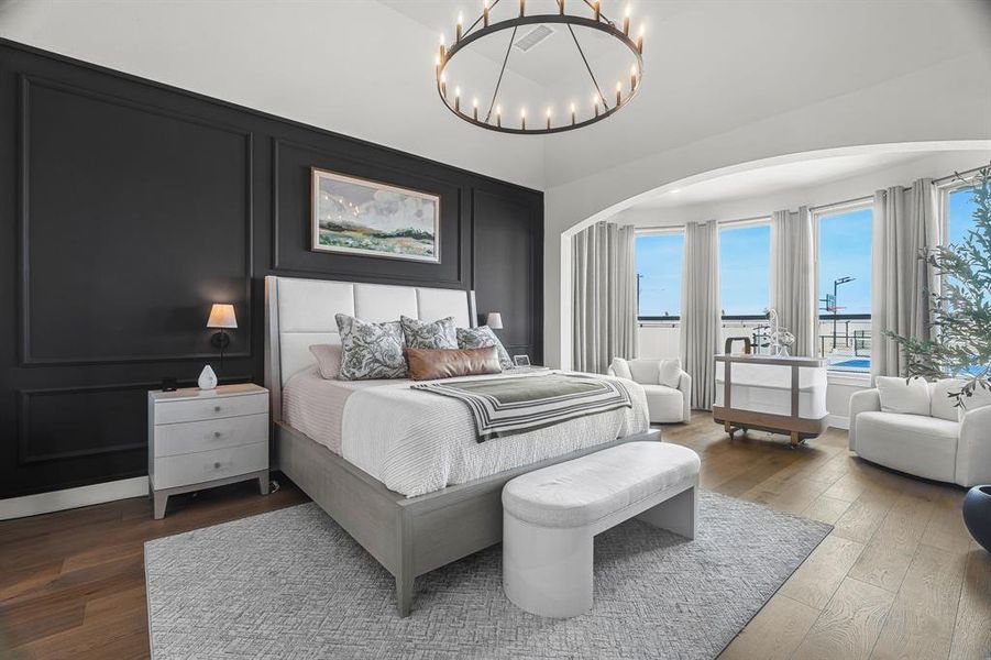 Furnished interior view inside a new home in Pecan Square, Northlake (Image 29).