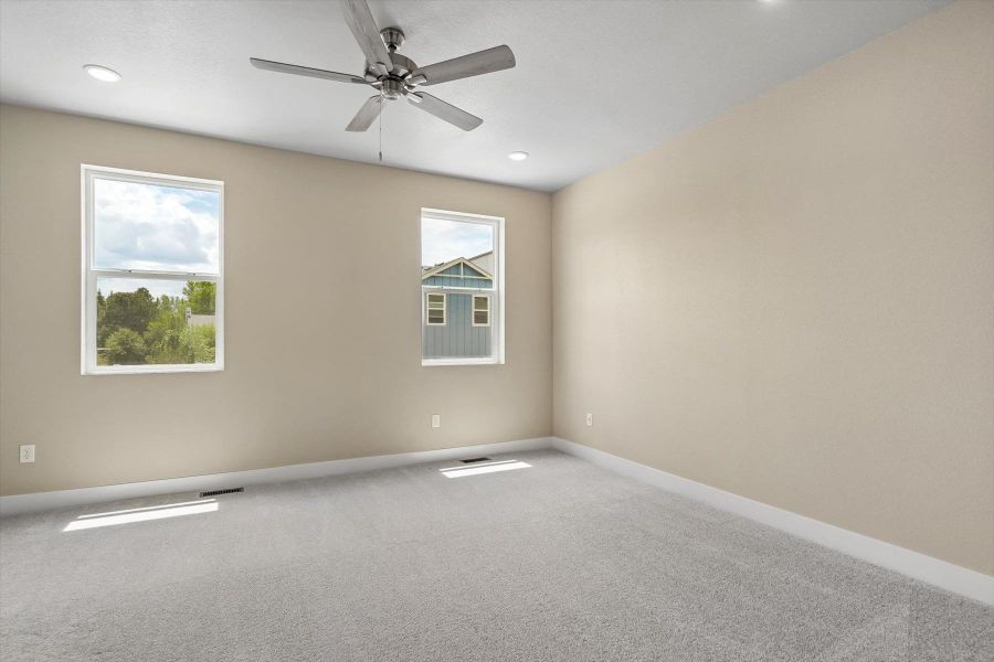 Spacious, unfurnished interior of a new home in Pony Park, Colorado Springs (Image 23). Spacious, unfurnished interior of a new home in Pony Park, Colorado Springs (Image 23).