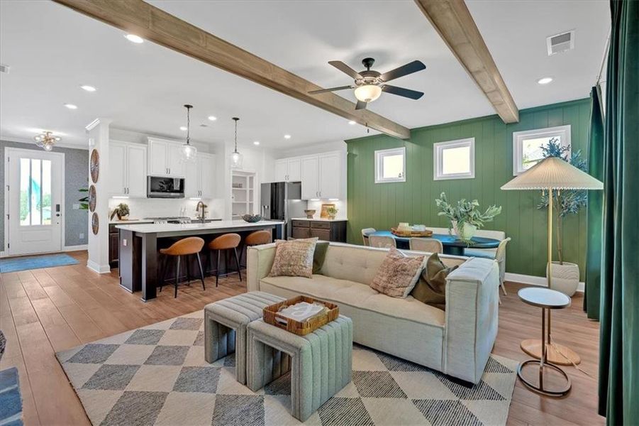Furnished interior view inside a new home in , Villa Rica (Image 51).