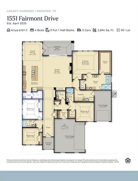 Featuring an open and flowing floor plan beautifully finished, our Ariya plan offers outstanding entertaining spaces perfectly balanced with 4 spacious bedrooms!