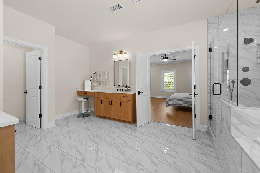 Furnished interior view inside a new home in , Alpharetta (Image 48).