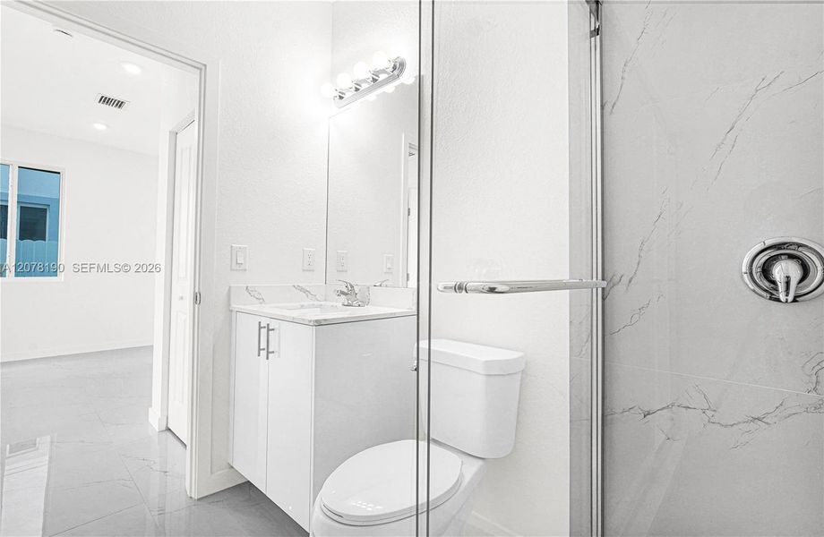 Furnished interior view inside a new home in , Miami (Image 15).