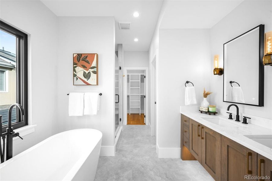 Furnished interior view inside a new home in , Denver (Image 4).