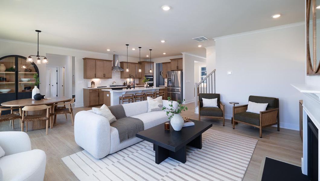 Furnished interior view inside a new home in Westport, York (Image 24).