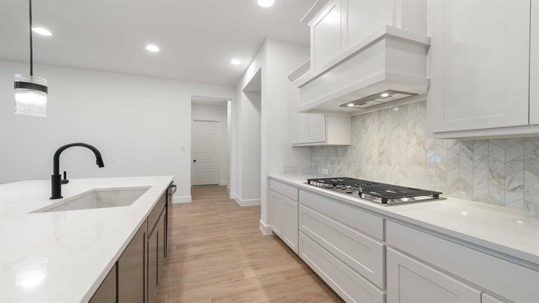 Furnished interior view inside a new home in The Heights at Uptown Celina, Celina (Image 8).