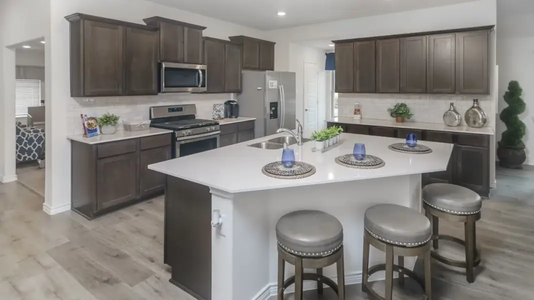 Furnished interior view inside a new home in Liberty Crossing, Royse City (Image 5).