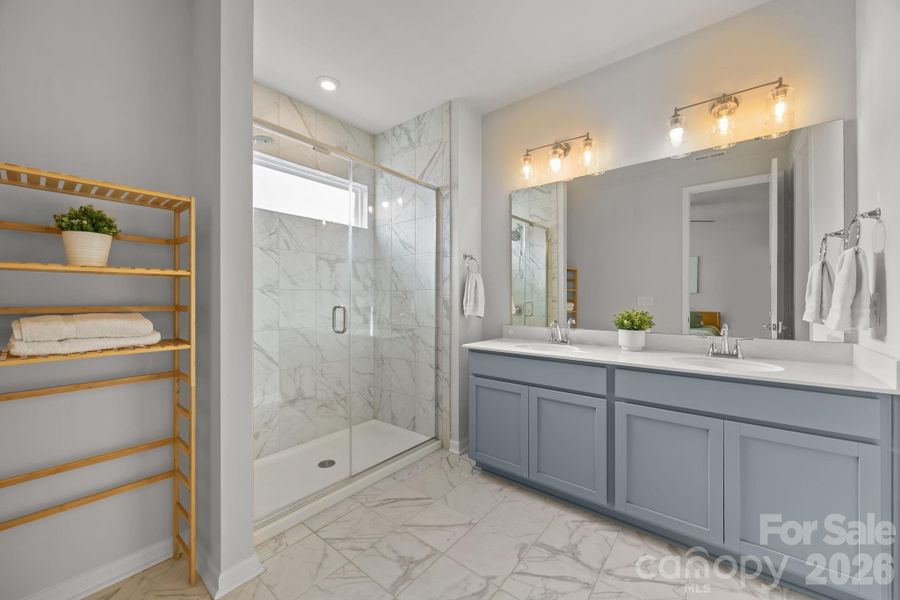 Furnished interior view inside a new home in , Charlotte (Image 5).