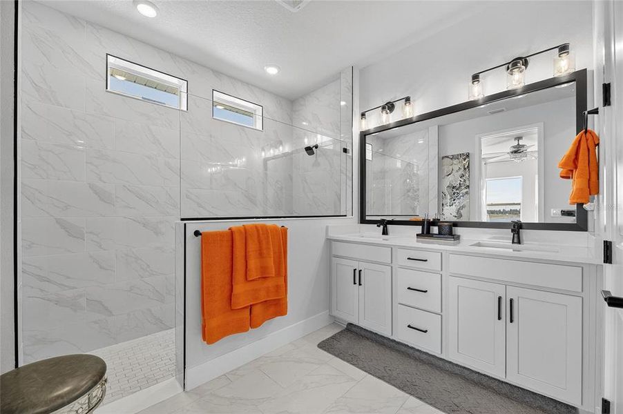 Furnished interior view inside a new home in The Peninsula at Rhodine Lake, Riverview (Image 34).