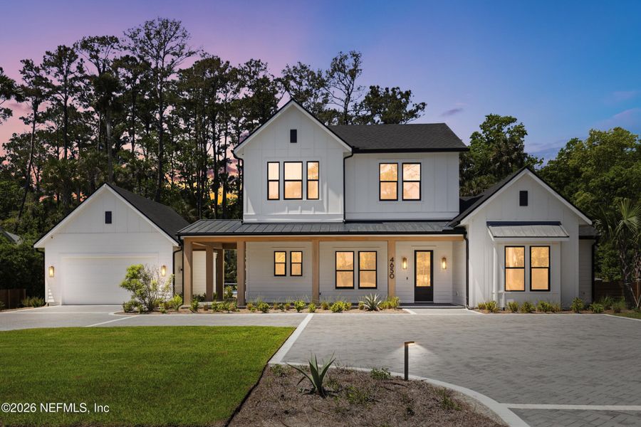 Front exterior of a new home in , Ponte Vedra Beach, FL, highlighting curb appeal (Image 30).