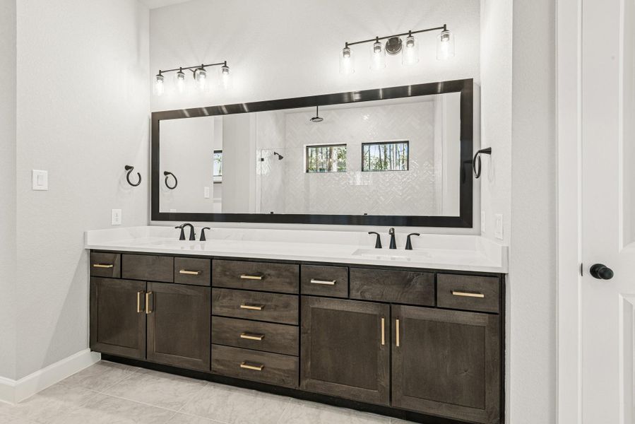 Furnished interior view inside a new home in ARTAVIA 65' Homesites, Conroe (Image 8).