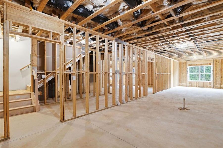 In-progress construction of a new home in , Dawsonville, GA (Image 58).