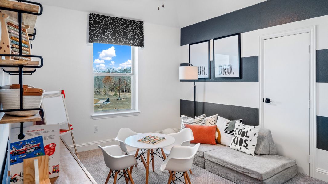 Furnished interior view inside a new home in Chalk Hill, Celina (Image 15).