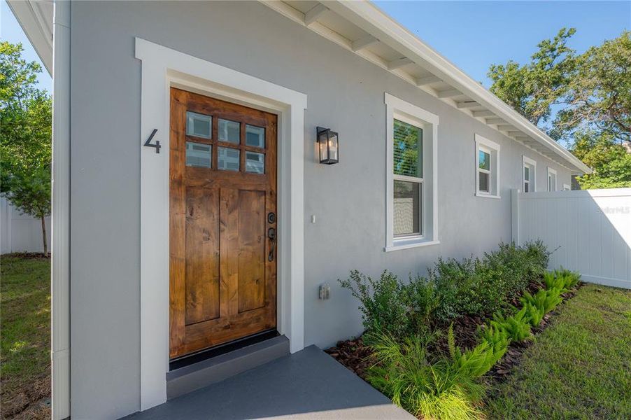 Exterior details and patio area of a home in , Tampa (Image 3). Exterior details and patio area of a home in , Tampa (Image 3).
