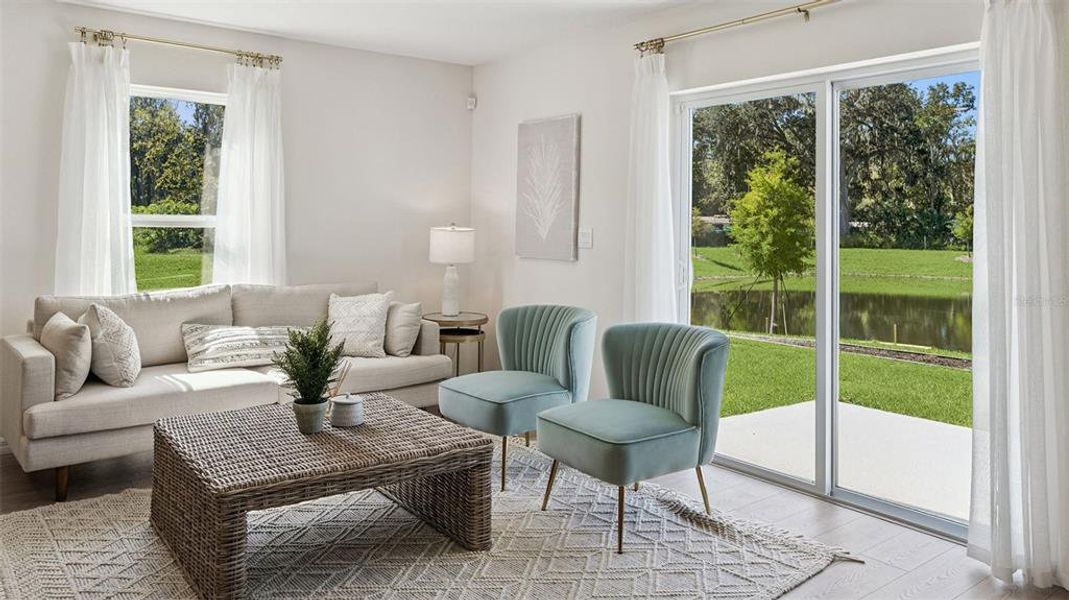 Furnished interior view inside a new home in Evergreen Park, Kissimmee (Image 4).