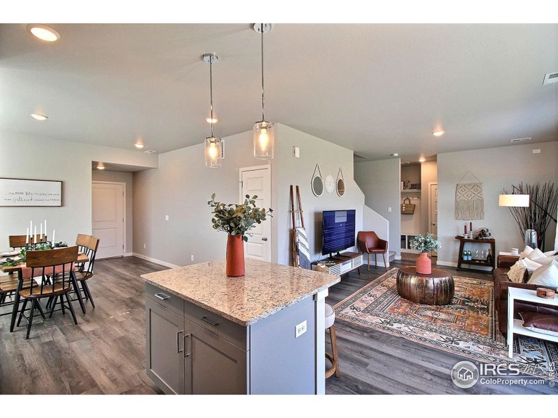 Furnished interior view inside a new home in Liberty Draw, Evans (Image 5).