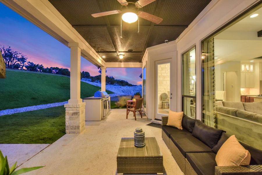 Representative exterior details of a home built from the Siena II by Giddens Homes in Clearwater Ranch, Liberty Hill (Image 49).