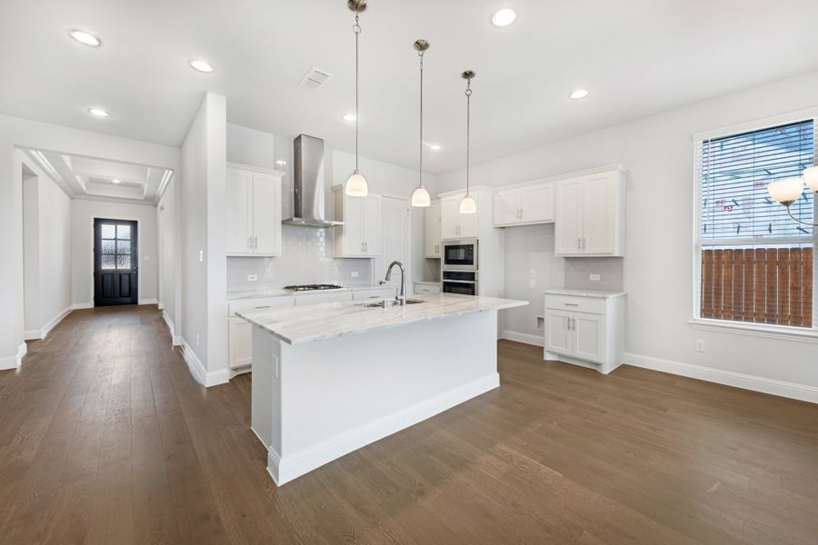 Representative furnished interior of a home built from the Colorado Executive by UnionMain Homes in Wildflower Ranch, Justin (Image 12).
