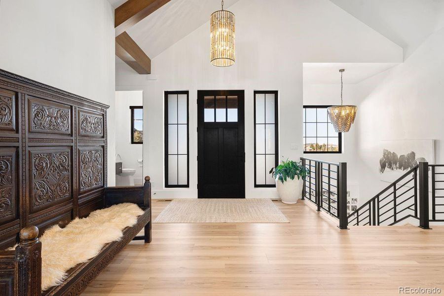 Furnished interior view inside a new home in , Colorado Springs (Image 32).