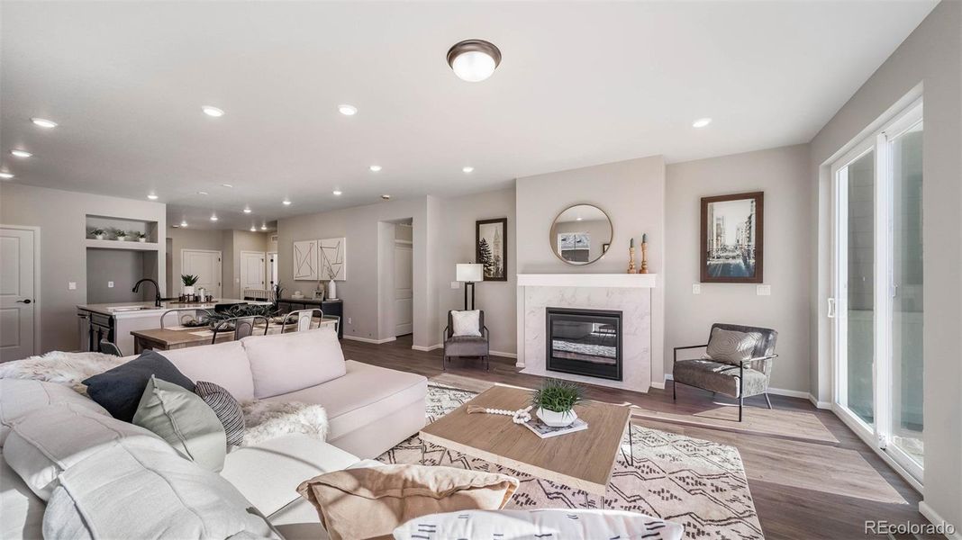 Furnished interior view inside a new home in , Aurora (Image 6).