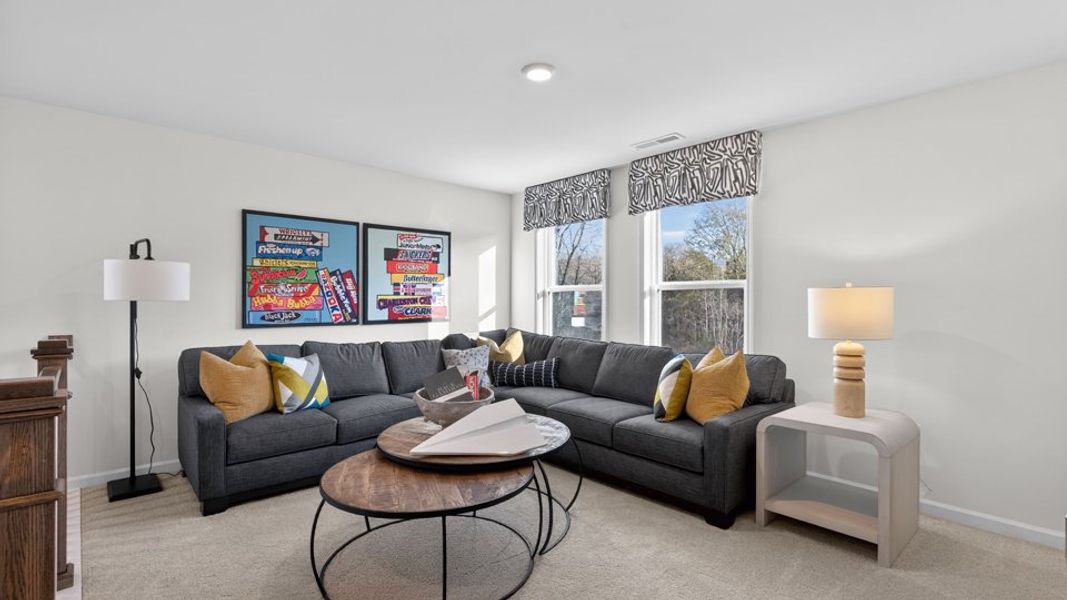 Representative furnished interior of a home built from the Norman by D.R. Horton in The Manors at Martin Farms, Aberdeen (Image 21).