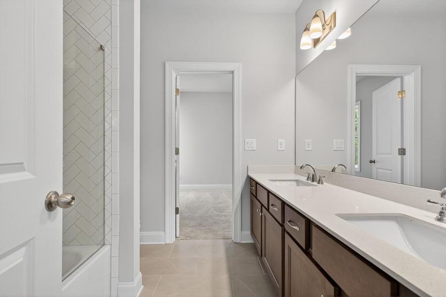 Furnished interior view inside a new home in Hemingway, Flowery Branch (Image 33).