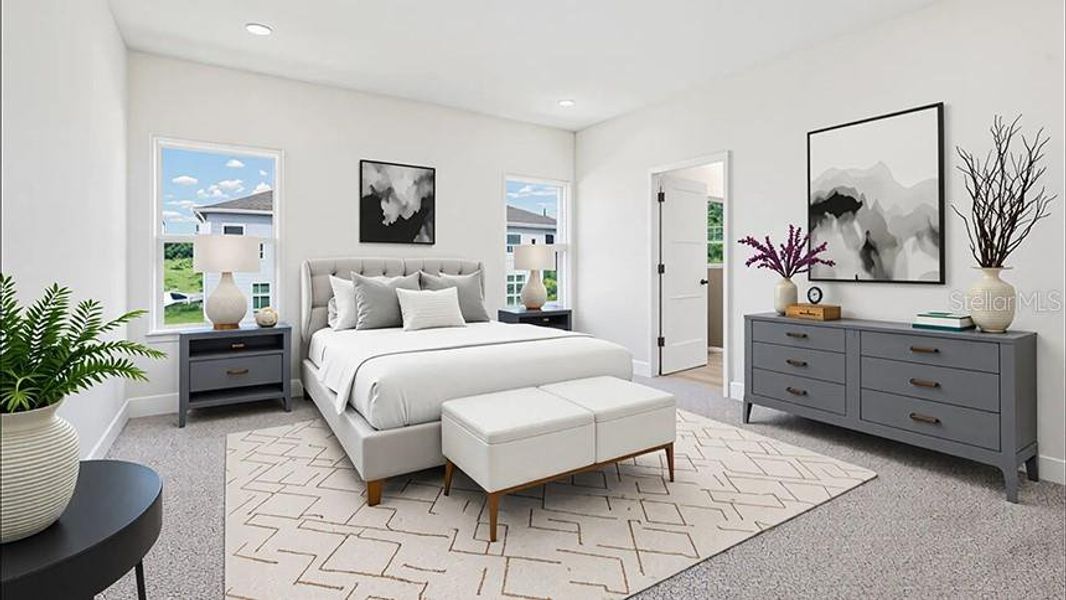 Furnished interior view inside a new home in Buchanan Trails, Newberry (Image 14). Furnished interior view inside a new home in Buchanan Trails, Newberry (Image 14).