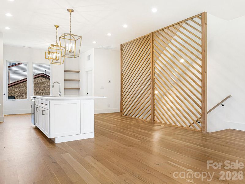 Furnished interior view inside a new home in , Charlotte (Image 8). Furnished interior view inside a new home in , Charlotte (Image 8).