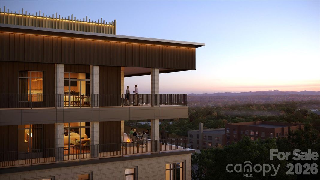 Condo located in Asheville, NC showcasing its design and architecture (Image 13).