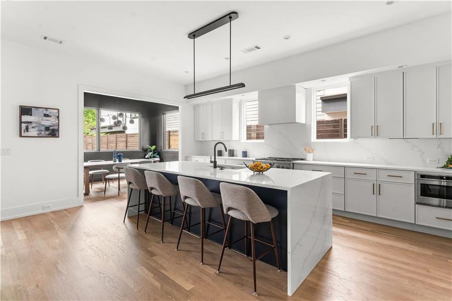 Furnished interior view inside a new home in , Atlanta (Image 8).