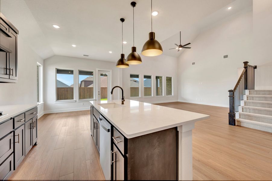 Furnished interior view inside a new home in Bridgewater, Midlothian (Image 8).