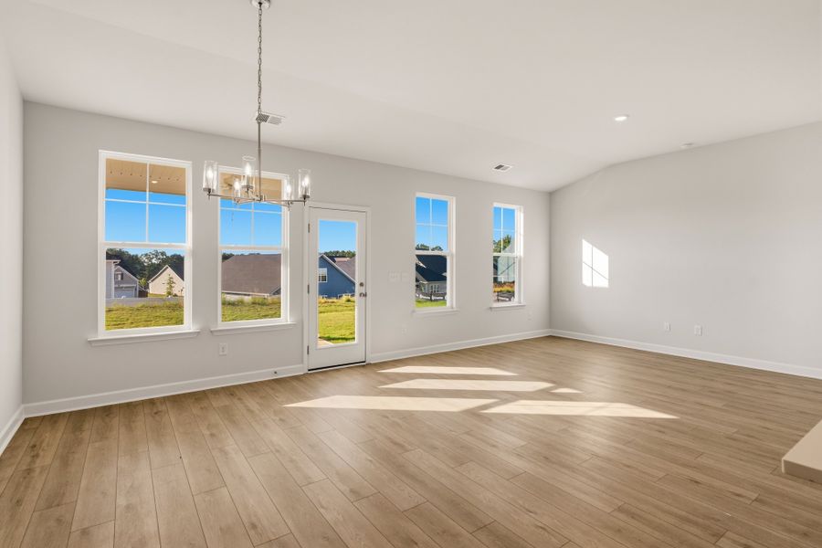 Spacious, unfurnished interior of a new home in Cottages at Lake Emory, Inman (Image 19). Spacious, unfurnished interior of a new home in Cottages at Lake Emory, Inman (Image 19).