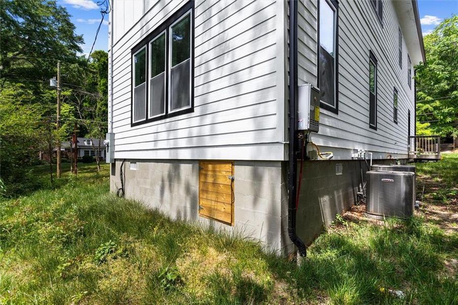 Exterior details and patio area of a home in , Atlanta (Image 26).