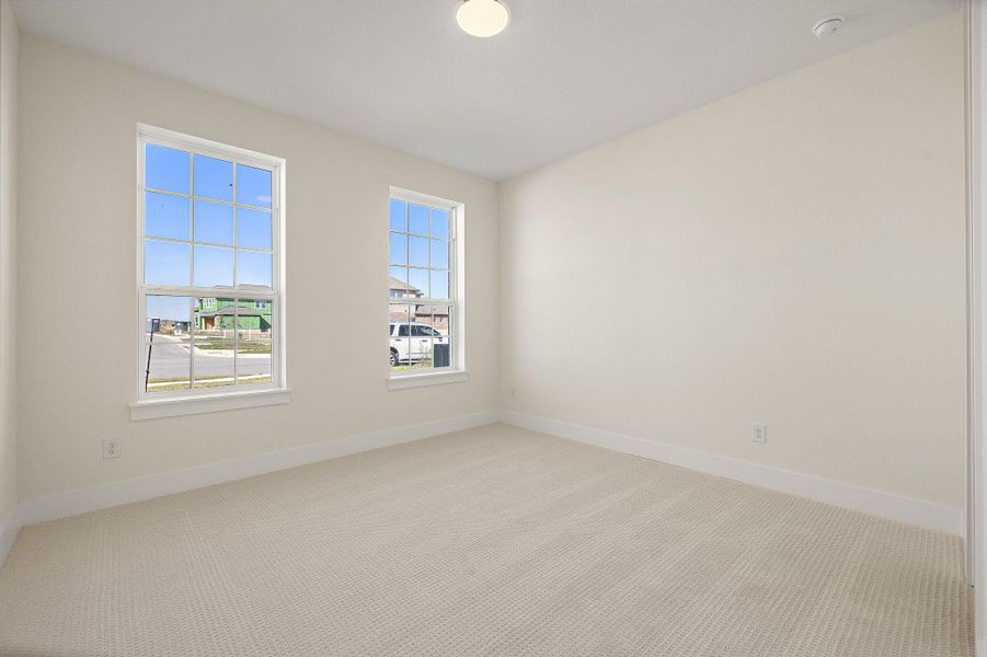 Spacious, unfurnished interior of a new home in Blackhawk in Pflugerville, Pflugerville (Image 28).