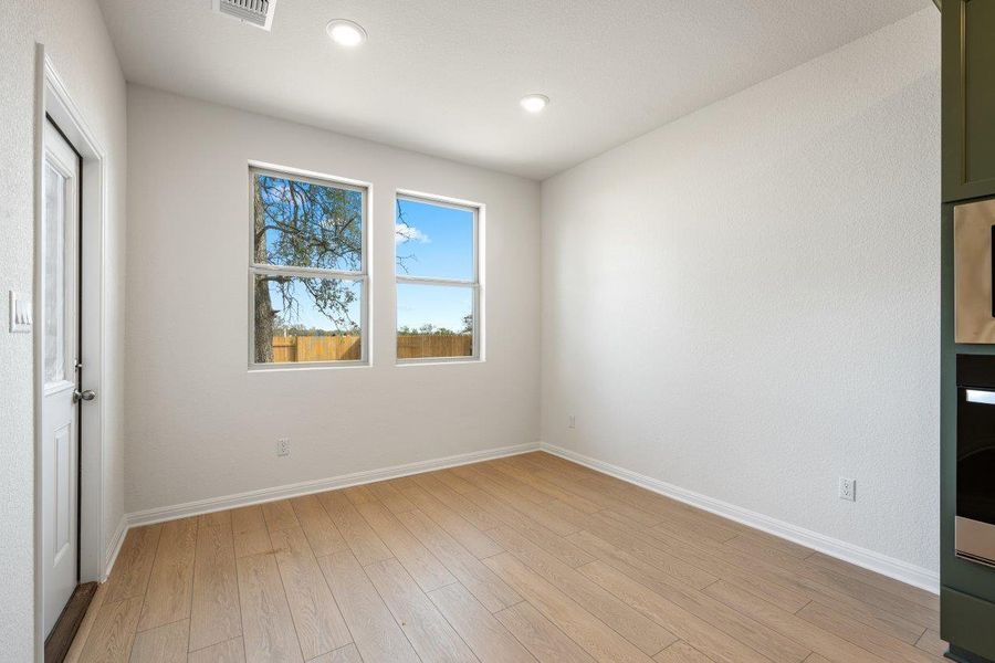 Spacious, unfurnished interior of a new home in The Colony, Bastrop (Image 35). Spacious, unfurnished interior of a new home in The Colony, Bastrop (Image 35).