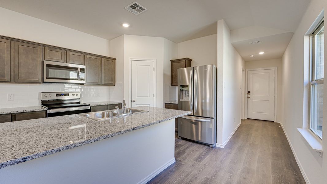 Furnished interior view inside a new home in Blackhawk, Tucson (Image 9). Furnished interior view inside a new home in Blackhawk, Tucson (Image 9).